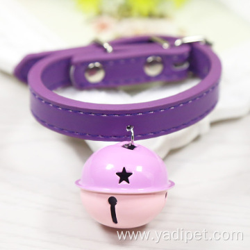 hot pet supplies paint big bell pet collar